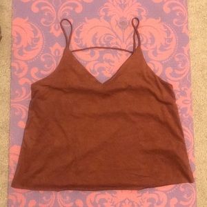 Forever 21 Suede tank